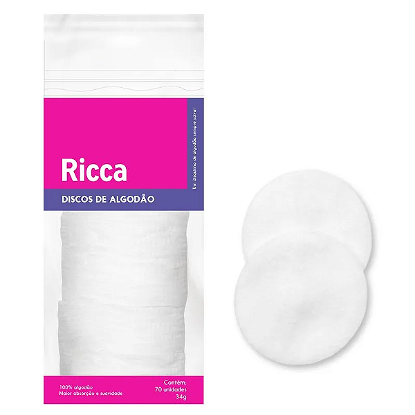 Disco de Algodão - Ricca