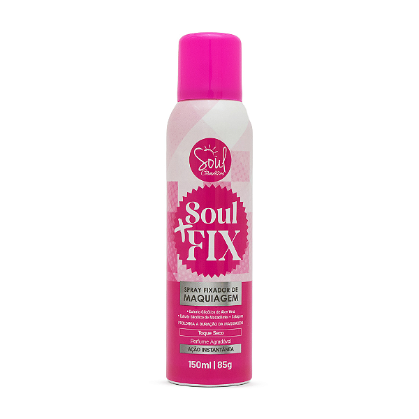 Spray Fixador de Maquiagem Soul + Fix 150ml - Soul Cosméticos