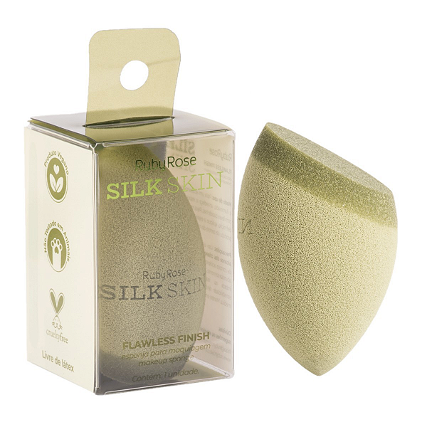 Esponja para maquiagem Flawless Finish Silk Skin - Ruby Rose