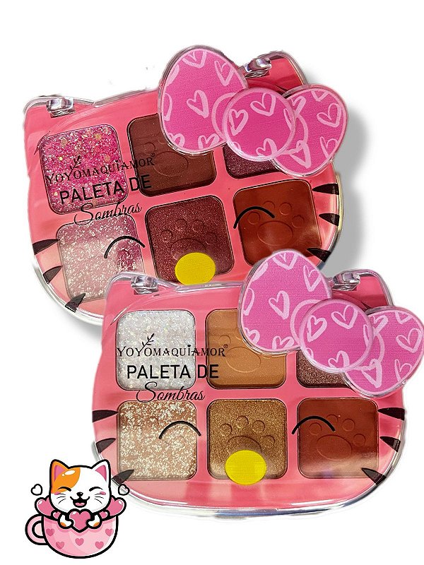 Paleta de sombras 6 Cores Gatinho - Yoyo