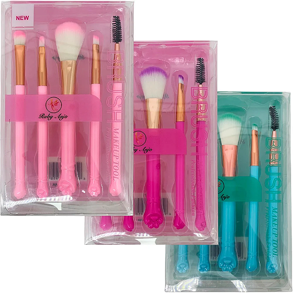 Kit de Pincéis Partinha de Gato  - Ruby Anjo
