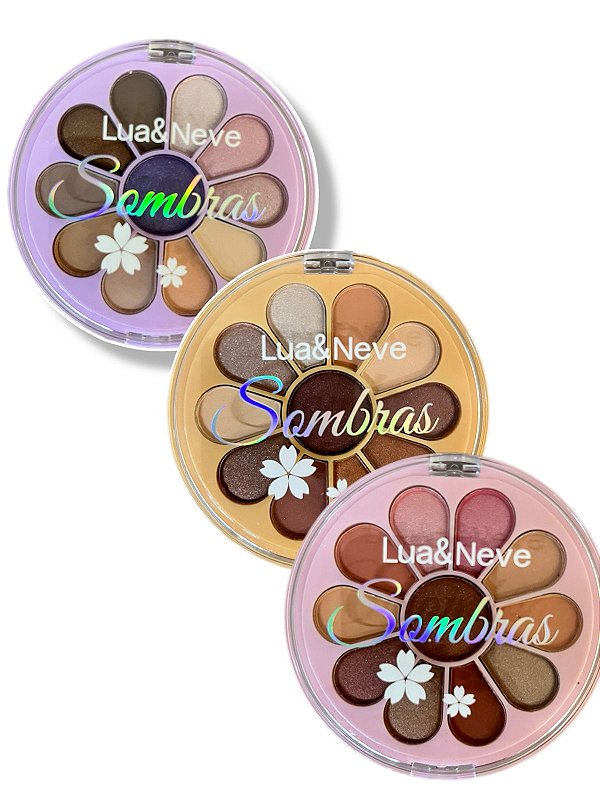 Paleta de Sombras Flor 11 Cores - Lua & Neve