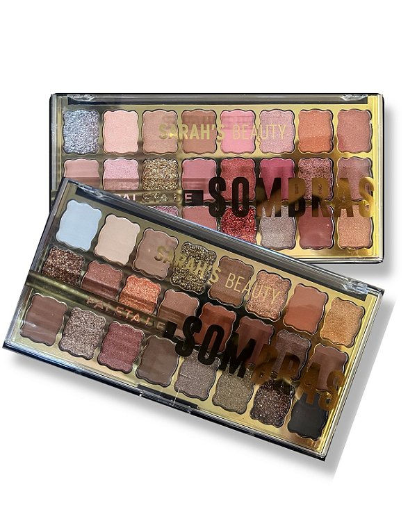 Paleta de Sombras 24 cores  - Sarah's Beaurty