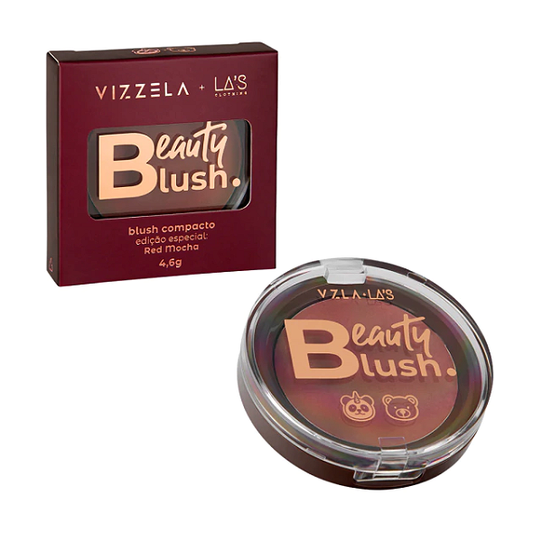 Beauty Blush Compacto Red Mocha - Vizzela + La’s