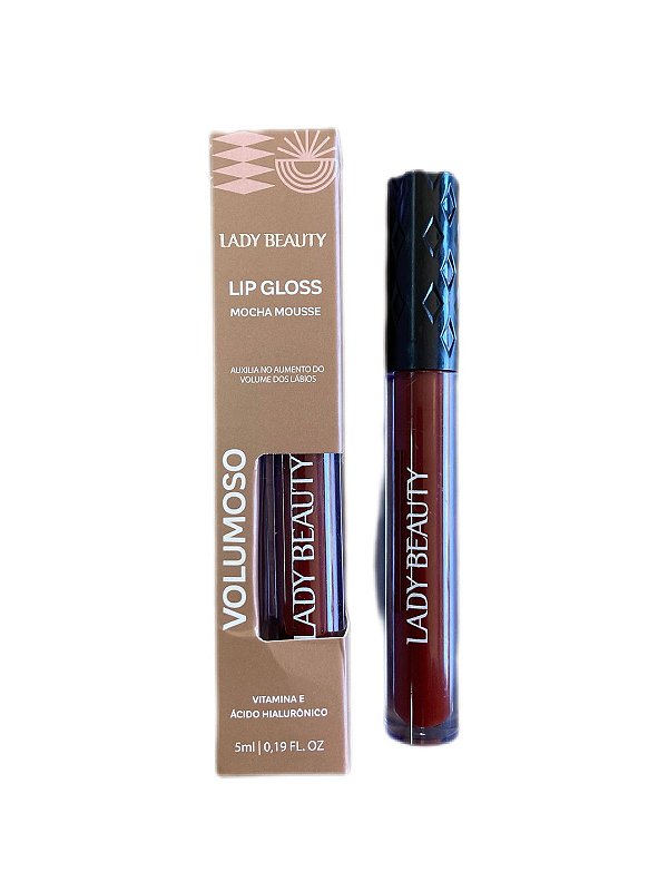 Lip Gloss Clear Mocha Mousse 5ml - Lady Beauty