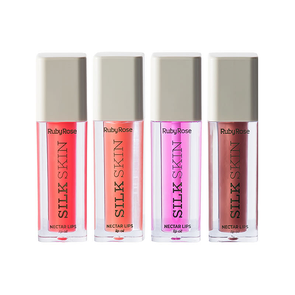 Lip Oil Nectar Lips Silk Skin - Ruby Rose