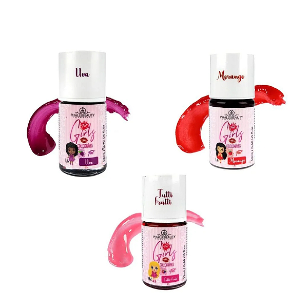 Lip Tint Girls Colecionaveis - Phállebeauty