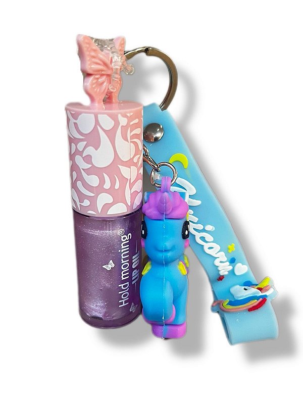 Gloss e Brilho Labial Unicórnio Chaveiro - Hold Morning