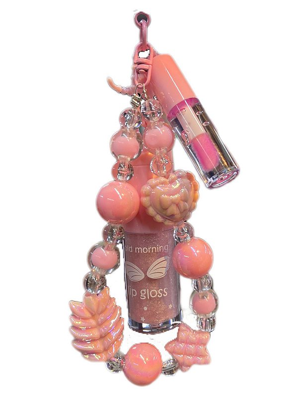 Gloss e Brilho Labial Chaveiro e Pulseira - Hold Morning