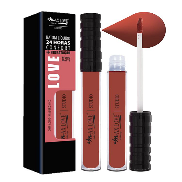 Batom Líquido Matte 24h Confort Hidratação - Max Love