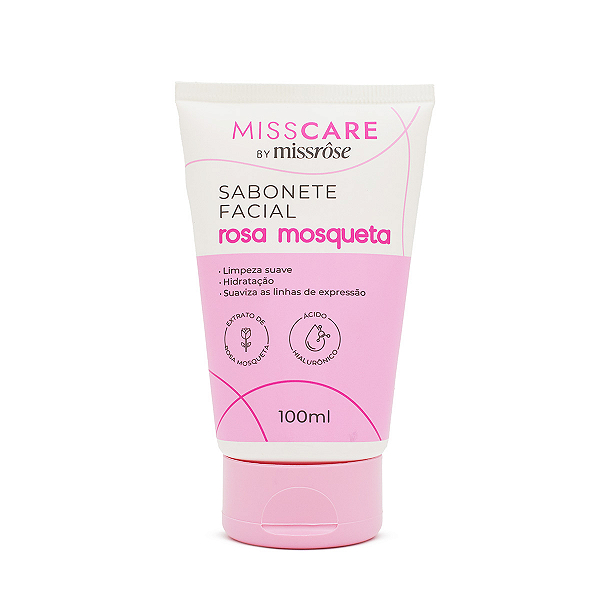 Sabonete Facial Rosa Mosqueta com 100ml by Miss Rôse