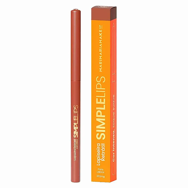Lapiseira Retrátil para Lábios Mari Maria Makeup Simple Lips 350Mg Mocha Mousse