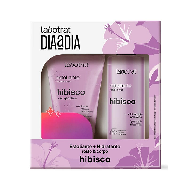 Kit Esfoliante + Hidratante Dia a Dia Hibisco - Labotrat