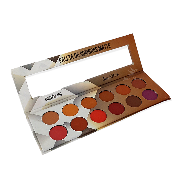 Paleta de Sombras Matte Seu Estilo - Ludurana