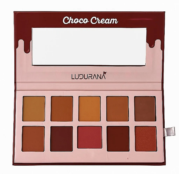 Paleta De Sombras Choco Cream 10 cores - Ludurana