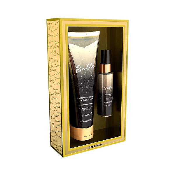Kit LokaGold Belle  (Hidratante Corporal + Body Splash)
