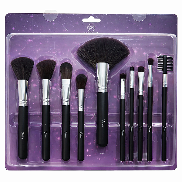 Kit de com 10 Pincéis  - Seven Colors