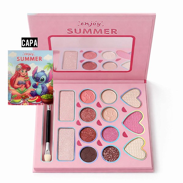 Estojo de Maquiagem Kids Lilo e Stitch