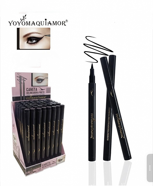 Caneta Delineadora Preto - Yoyo