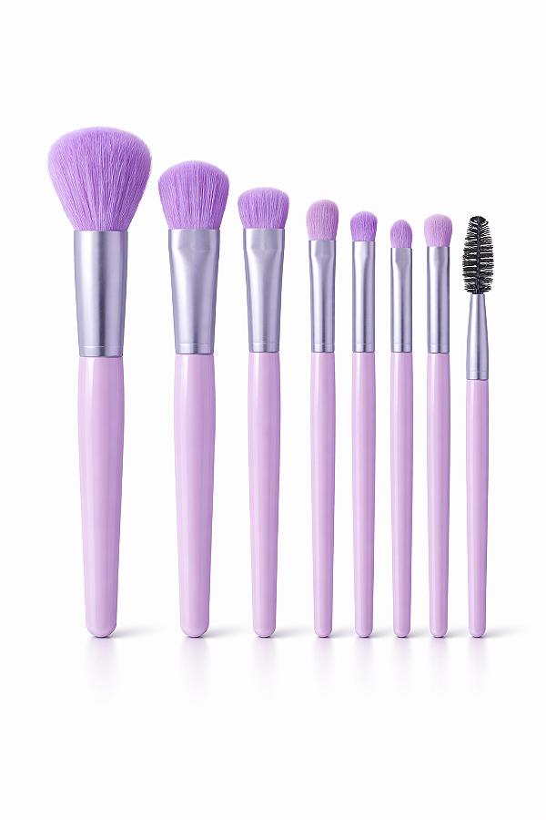 Kit Pinceis Roxo com 8 Und Mini - Mac Allure