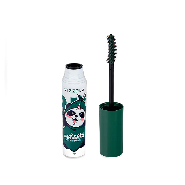 Máscara Para Cílios Big No Panda Olive Green Verde - Vizzela
