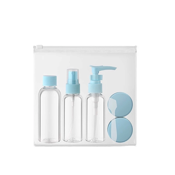 Kit com 5 Frascos para viagem - Importado
