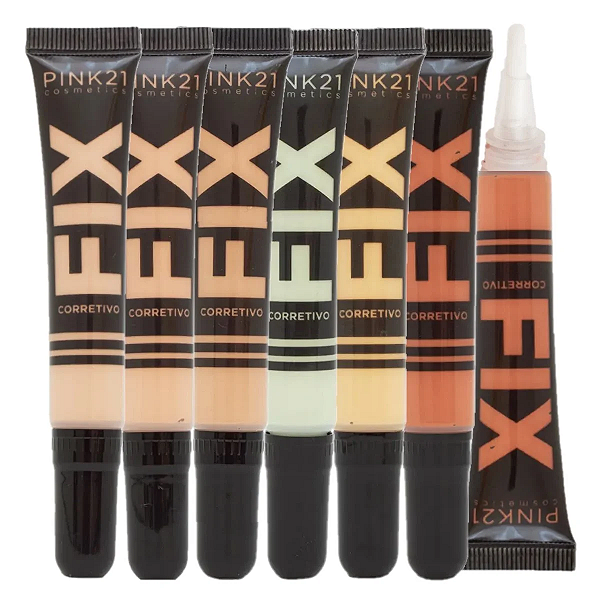 Corretivo Liquido Colorido Fix - Pink 21