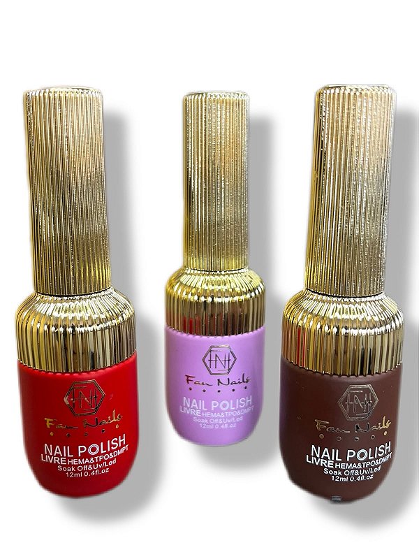 Esmalte em Gel Cores 10ml - Fan Nils