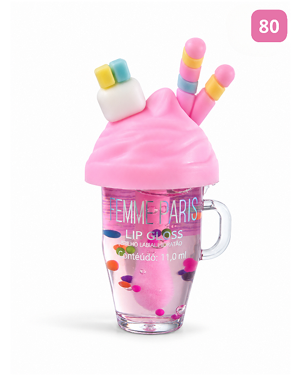 Lip Gloss Milk Skake Docinho - Femme Paris
