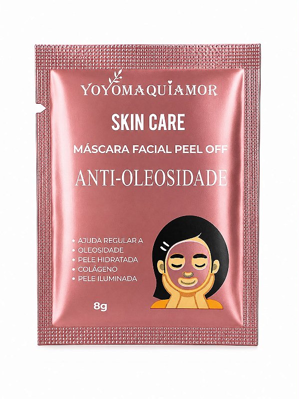 Máscara Facial Skin Care - Yoyo Maquiamor Anti-Oleosidade