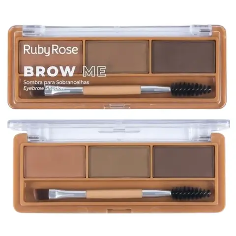 Paleta De Sombra Para Sobrancelha - Brow Me - Ruby Rose