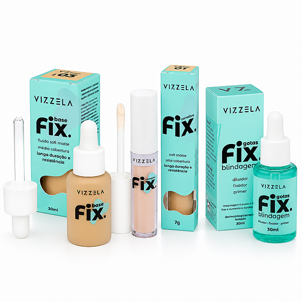 Combo Vizzela Fix Trio Perfeito - 3 Produtos