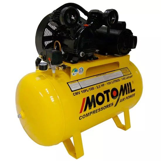Compressor De Ar Motomil 10 Pés Cmv 10pl/100 (110v/220v)  para esquadrias de aluminio