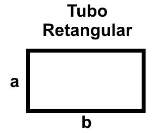 TR-013 TUBO RETANGULAR 38,10 MM(B) X 50,80 MM (A) 5,50 KG-M BARRA 6,00 ML
