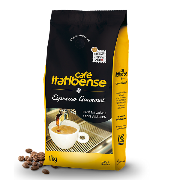 Café Itatibense Espresso Gourmet em grão - 1 kg