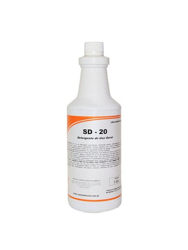Detergente Alcalino Uso Geral SD 20 1 Litro - Spartan