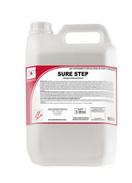 Detergente Desengordurante Enzimático Sure Step 5 Litros - Spartan