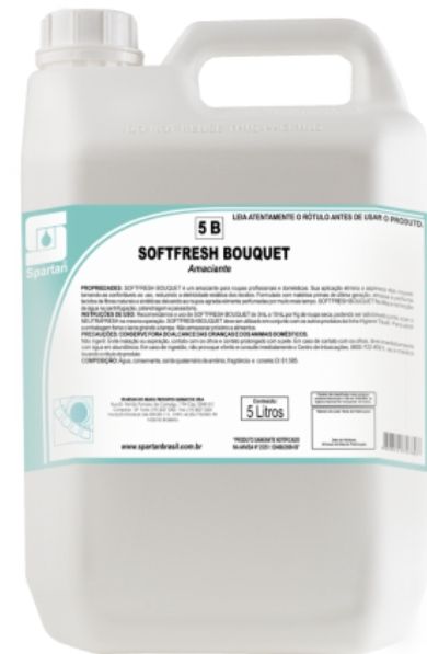 Amaciante para Roupas Softfresh Bouquet 5 Litros - Spartan
