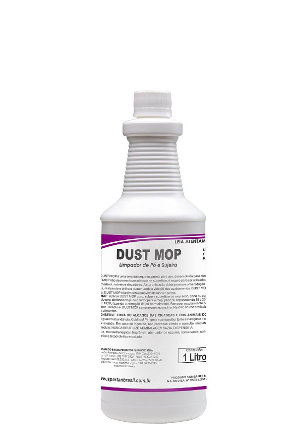 Limpador de pó em Mops Secos Dust Mop 1 Litro - Spartan
