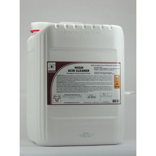 Detergente Desincrustante Ácido High Acid Cleaner 50 Litros - Spartan