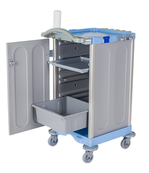Carro Funcional Guard Hospitalar 100 - Bralimpia