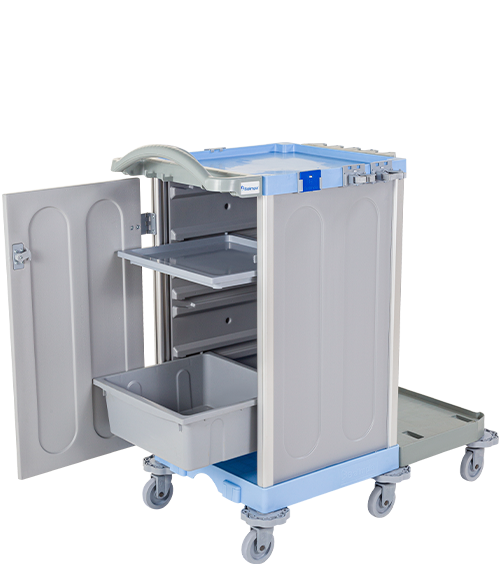 Carro Funcional Guard Hospitalar 102 - Bralimpia