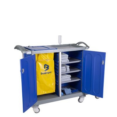 Carro Funcional Guard Hospitalar 600 - Bralimpia
