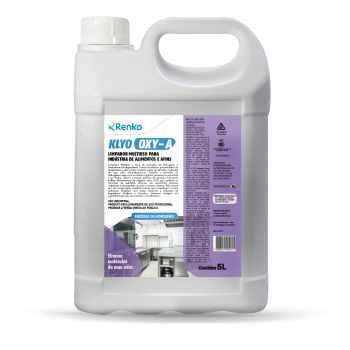 Limpador Multiuso P/ Ind. de Alimentos e Afins Klyo Oxy A 5L - Renko