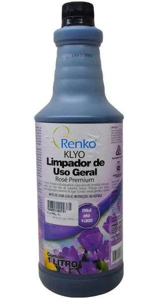 Limpador Uso Geral Alta Diluição c/ Fragância Rosé Premium Klyo - Renko