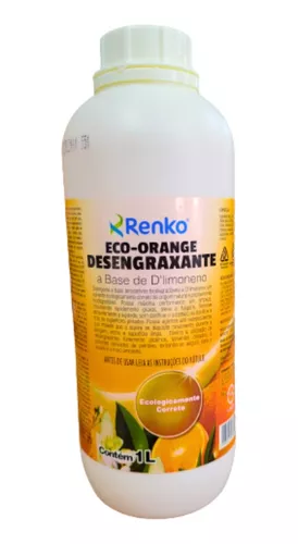 Desengraxante à Base D'Limoneno Eco Orange 1L - Renko