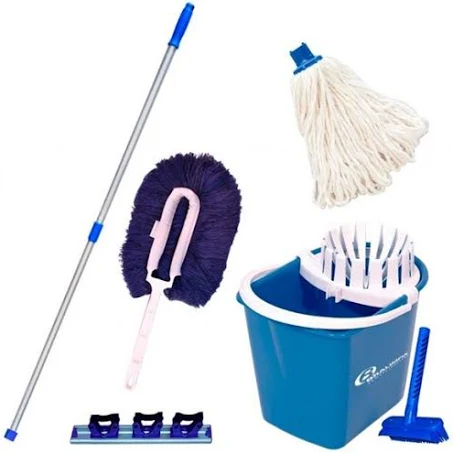 Mopinho Azul Kit Completo - Bralimpia