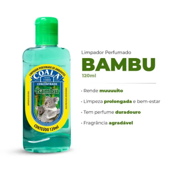 Limpador Perfumado Coala Bambu 120ml