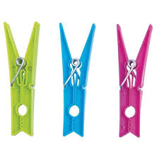 Prendedor Plastico 12unid