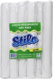 Lençol Descartável 70cm 6x50m Neutro - Meyors